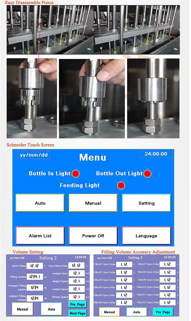 Sjálfvirk Servo Motor Flaska Bensínvél 6